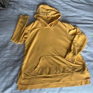 Oversized mustard, yellow, Old Navy hoodie